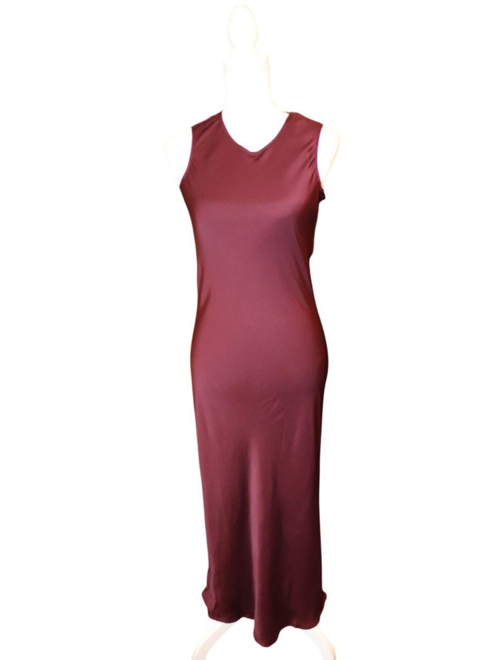Quince Washable Stretch Silk Tank Midi Dress, Small NWT
